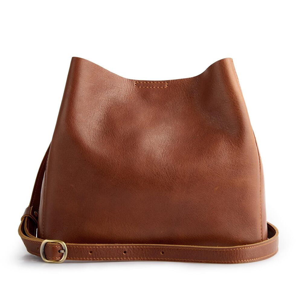 4098 Full Grain Leather Crossbody Bags Shoulder Bag Butterfly Bucket Purses
